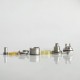 RekaVape Old School Ost R Dama Style MTL RTA Atomizer - Silver, 316SS + PEI, Air Pin 1.0, 1.2, 1.5, 1.8mm, 3.5ml, 22mm Diameter
