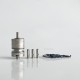 RekaVape Old School Ost R Dama Style MTL RTA Atomizer - Silver, 316SS + PCTG, Air Pin 1.0, 1.2, 1.5, 1.8mm, 3.5ml, 22mm Diameter