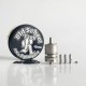 RekaVape Old School Ost R Dama Style MTL RTA Atomizer - Silver, 316SS + PCTG, Air Pin 1.0, 1.2, 1.5, 1.8mm, 3.5ml, 22mm Diameter