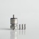 RekaVape Old School Ost R Dama Style MTL RTA Atomizer - Silver, 316SS + POM, Air Pin 1.0, 1.2, 1.5, 1.8mm, 3.5ml, 22mm Diameter