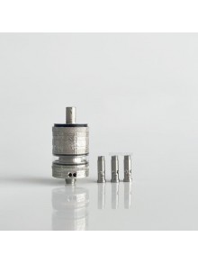 RekaVape Old School Ost R Dama Style MTL RTA Atomizer - Silver, 316SS + POM, Air Pin 1.0, 1.2, 1.5, 1.8mm, 3.5ml, 22mm Diameter