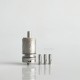 RekaVape Old School Ost R Dama Style MTL RTA Atomizer - Silver, 316SS + PEEK, Air Pin 1.0, 1.2, 1.5, 1.8mm, 4.5ml, 22mm Diameter