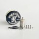 RekaVape Old School Ost R Dama Style MTL RTA Atomizer - Silver, 316SS + PEEK, Air Pin 1.0, 1.2, 1.5, 1.8mm, 4.5ml, 22mm Diameter
