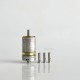 RekaVape Old School Ost R Dama Style MTL RTA Atomizer - Silver, 316SS + PEI, Air Pin 1.0, 1.2, 1.5, 1.8mm, 4.5ml, 22mm Diameter
