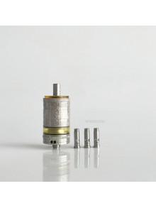 RekaVape Old School Ost R Dama Style MTL RTA Atomizer - Silver, 316SS + PEI, Air Pin 1.0, 1.2, 1.5, 1.8mm, 4.5ml, 22mm Diameter