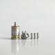 RekaVape Old School Ost R Dama Style MTL RTA Atomizer - Silver, 316SS + PEI, Air Pin 1.0, 1.2, 1.5, 1.8mm, 4.5ml, 22mm Diameter