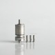 RekaVape Old School Ost R Dama Style MTL RTA Atomizer - Silver, 316SS + PCTG, Air Pin 1.0, 1.2, 1.5, 1.8mm, 4.5ml, 22mm Diameter