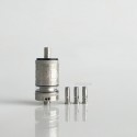 RekaVape Old School Ost R Dama Style MTL RTA Atomizer - Silver, 316SS + POM, Air Pin 1.0, 1.2, 1.5, 1.8mm, 4.5ml, 22mm Diameter
