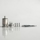 RekaVape Old School Ost R Dama Style MTL RTA Atomizer - Silver, 316SS + POM, Air Pin 1.0, 1.2, 1.5, 1.8mm, 4.5ml, 22mm Diameter