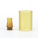 SXK Prime Minister Style RDL RTA Replacement Tank Tube + 510 Drip Tip Kit - Brown, PEI