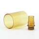 SXK Prime Minister Style RDL RTA Replacement Tank Tube + 510 Drip Tip Kit - Brown, PEI