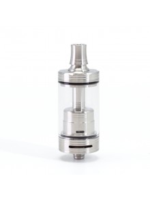 SXK Prime Minister Style RDL RTA Atomizer - Silver, 316SS + Glass, 5.2~5.7ml, Air Pins 2.0, 2.5, 3.0, 3.5, 4.0mm, 22mm Diameter