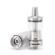 SXK Prime Minister Style RDL RTA Atomizer - Silver, 316SS + Glass, 5.2~5.7ml, Air Pins 2.0, 2.5, 3.0, 3.5, 4.0mm, 22mm Diameter