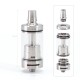 SXK Prime Minister Style RDL RTA Atomizer - Silver, 316SS + Glass, 5.2~5.7ml, Air Pins 2.0, 2.5, 3.0, 3.5, 4.0mm, 22mm Diameter