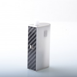 Authentic Veepon Tita AIO 60W All-In-One System - POM White, VW 1~60W, 1 x 18650, VW 1~60W, 0.25ohm / 0.6ohm, 2.7ml