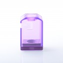 Authentic Veepon Tita X2 Boro Tank for BB / Billet / Boro Mod - Damascus + Purple, Stainless Steel + PCTG
