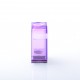 Authentic Veepon Tita X2 Boro Tank for BB / Billet / Boro Mod - Damascus + Purple, Stainless Steel + PCTG