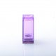 Authentic Veepon Tita X2 Boro Tank for BB / Billet / Boro Mod - Damascus + Purple, Stainless Steel + PCTG