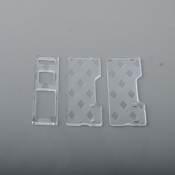 Authentic MK MODS Replacement Panel Plate Doot Kit for Veepon Royal V I3 AIO Mod - Translucent