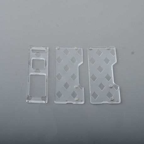 Authentic MK MODS Replacement Panel Plate Doot Kit for Veepon Royal V I3 AIO Mod - Translucent