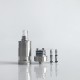 RekaVape By-ka V9+ Plus Style MTL RTA Rebuildable Tank Atomizer - Silver, 5.0ml, Air Pins 1.2 / 1.4 / 1.7mm, 22mm Diameter