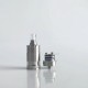 RekaVape By-ka V9+ Plus Style MTL RTA Rebuildable Tank Atomizer - Silver, 5.0ml, Air Pins 1.2 / 1.4 / 1.7mm, 22mm Diameter