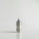 RekaVape By-ka V9+ Plus Style MTL RTA Atomizer w/ Combi Tank Tube - Silver, 5.0ml, Air Pins 1.2 / 1.4 / 1.7mm, 22mm Diameter