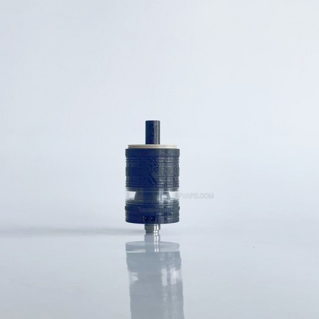 RekaVape Old School Ost R Dama Style MTL RTA Atomizer - Black, 316SS + PEEK, Air Pin 1.0, 1.2, 1.5, 1.8mm, 3.5ml, 22mm Diameter