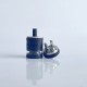 RekaVape Old School Ost R Dama Style MTL RTA Atomizer - Black, 316SS + PEEK, Air Pin 1.0, 1.2, 1.5, 1.8mm, 3.5ml, 22mm Diameter
