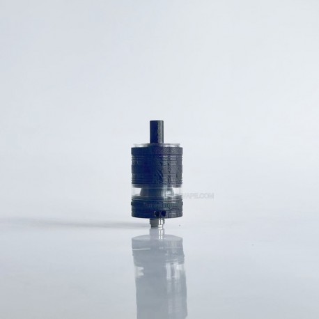 RekaVape Old School Ost R Dama Style MTL RTA Atomizer - Black, 316SS + PCTG, Air Pin 1.0, 1.2, 1.5, 1.8mm, 3.5ml, 22mm Diameter