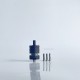 RekaVape Old School Ost R Dama Style MTL RTA Atomizer - Black, 316SS + PCTG, Air Pin 1.0, 1.2, 1.5, 1.8mm, 3.5ml, 22mm Diameter