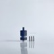 RekaVape Old School Ost R Dama Style MTL RTA Atomizer - Black, 316SS + POM, Air Pin 1.0, 1.2, 1.5, 1.8mm, 3.5ml, 22mm Diameter