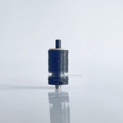 RekaVape Old School Ost R Dama Style MTL RTA Atomizer - Black, 316SS + PEEK, Air Pin 1.0, 1.2, 1.5, 1.8mm, 4.5ml, 22mm Diameter