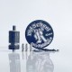 RekaVape Old School Ost R Dama Style MTL RTA Atomizer - Black, 316SS + PEEK, Air Pin 1.0, 1.2, 1.5, 1.8mm, 4.5ml, 22mm Diameter