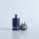 RekaVape Old School Ost R Dama Style MTL RTA Atomizer - Black, 316SS + PEI, Air Pin 1.0, 1.2, 1.5, 1.8mm, 4.5ml, 22mm Diameter