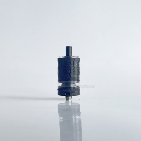 RekaVape Old School Ost R Dama Style MTL RTA Atomizer - Black, 316SS + PCTG, Air Pin 1.0, 1.2, 1.5, 1.8mm, 4.5ml, 22mm Diameter
