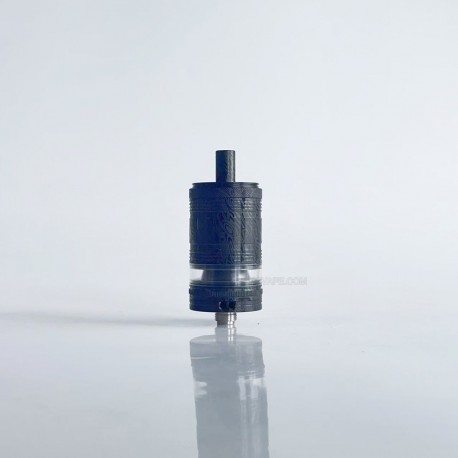 RekaVape Old School Ost R Dama Style MTL RTA Atomizer - Black, 316SS + POM, Air Pin 1.0, 1.2, 1.5, 1.8mm, 4.5ml, 22mm Diameter