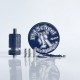 RekaVape Old School Ost R Dama Style MTL RTA Atomizer - Black, 316SS + POM, Air Pin 1.0, 1.2, 1.5, 1.8mm, 4.5ml, 22mm Diameter