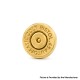 Authentic ThunderCloud Thunder Cloud Bonza Pro Mech Replacement Emblem - Model 6, Brass