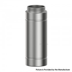 Authentic ThunderCloud Thunder Cloud Bonza Pro Mech Replacement Stacking Tube - Silver, Stainless Steel
