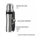 Authentic ThunderCloud Thunder Cloud Bonza Pro Mech Kit SS Mech Mod + SS RDA - 1 x 18650 / 20700 / 21700