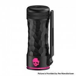 Authentic ThunderCloud Thunder Cloud Bonza Pro Mech Mod - Black Pink (LE), Brass, 1 x 18650 / 20700 / 21700
