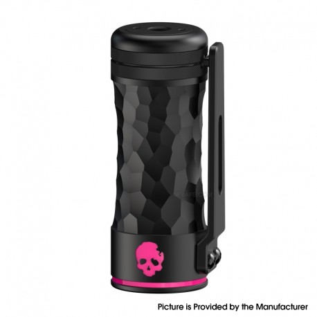 Authentic ThunderCloud Thunder Cloud Bonza Pro Mech Mod - Black Pink (LE), Brass, 1 x 18650 / 20700 / 21700