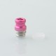 Mission XV DotMission Style Replacement Drip Tip + Button Set for dotMod dotAIO V2 Pod - Pink