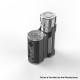 Authentic MECHVAPE Paramour V2 100W VW SBS Box Mod - Black Orange, VW 5~100W, 1 x 18650 / 21700