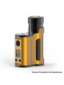 Authentic MECHVAPE Paramour V2 100W VW SBS Box Mod - Black Golden, VW 5~100W, 1 x 18650 / 21700