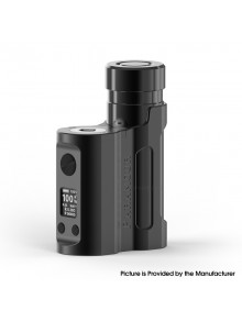 Authentic MECHVAPE Paramour V2 100W VW SBS Box Mod - Full Black, VW 5~100W, 1 x 18650 / 21700