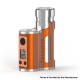 Authentic MECHVAPE Paramour V2 100W VW SBS Box Mod - Silver Orange, VW 5~100W, 1 x 18650 / 21700