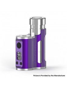 Authentic MECHVAPE Paramour V2 100W VW SBS Box Mod - Silver Purple, VW 5~100W, 1 x 18650 / 21700