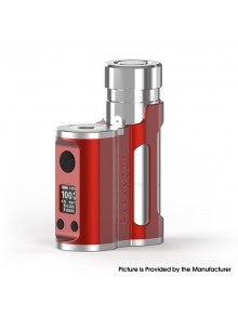 Authentic MECHVAPE Paramour V2 100W VW SBS Box Mod - Silver Red, VW 5~100W, 1 x 18650 / 21700